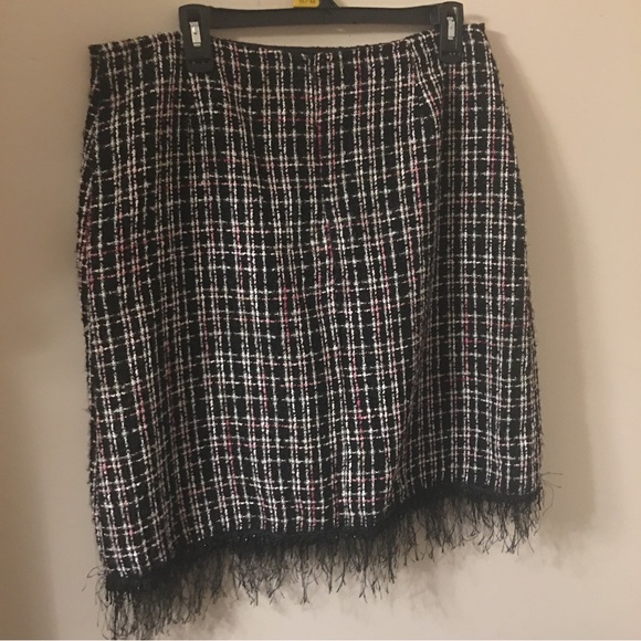 Ronni Nicole by Ouida Tweed Skirt Large - Picture 2 of 4
